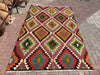 Vintage Turkish Kilim Rug 284cm x 172cm Hand Spun Wool