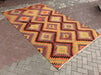 Vintage Turkish Kilim Rug 290cm x 180cm Handwoven Wool