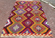 Vintage Turkish Kilim Rug 303cm x 190cm Handwoven Wool