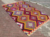 Vintage Turkish Kilim Rug 303cm x 190cm Handwoven Wool
