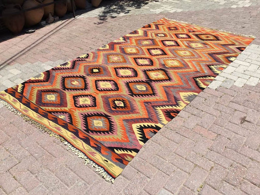 Vintage Turkish Kilim Rug 315cm x 175cm 60 Years Old