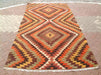Vintage Turkish Kilim Rug 345cm x 178cm Handwoven