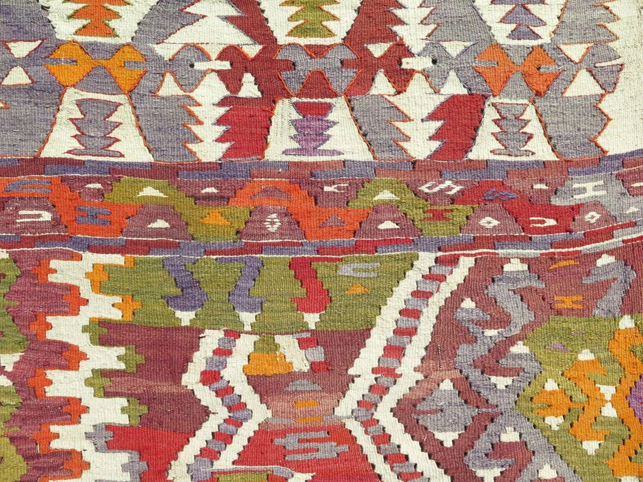 Vintage Turkish Kilim Rug 363cm x 193cm Hallway Runner