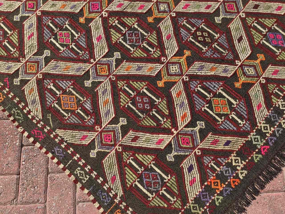 Vintage Turkish Kilim -matto Oscar 135cm x 183cm #869