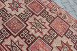 Vintage Turkish Kilim Runner 123cm x 212cm 60 Years Old