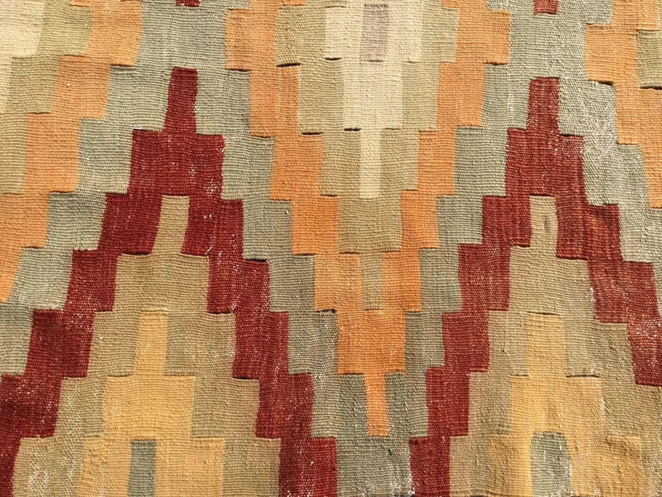 Vintage turkkilainen Kilim Runner 246cm x 109cm #238