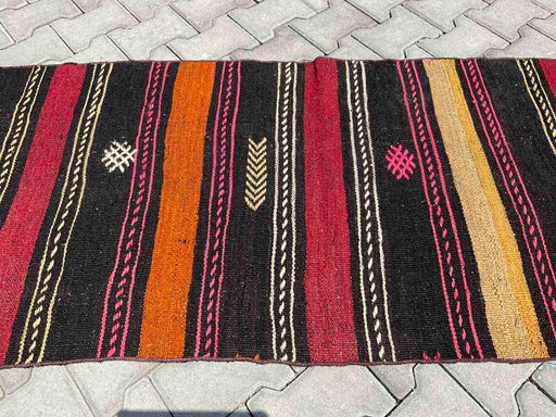 Vintage Turkish Kilim Runner 288cm x 76cm #255