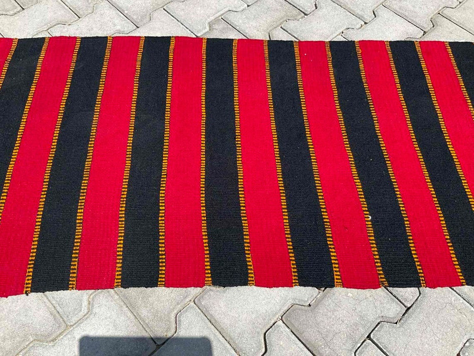 Vintage Turkish Kilim Runner 317Cm X 70Cm Rug #256