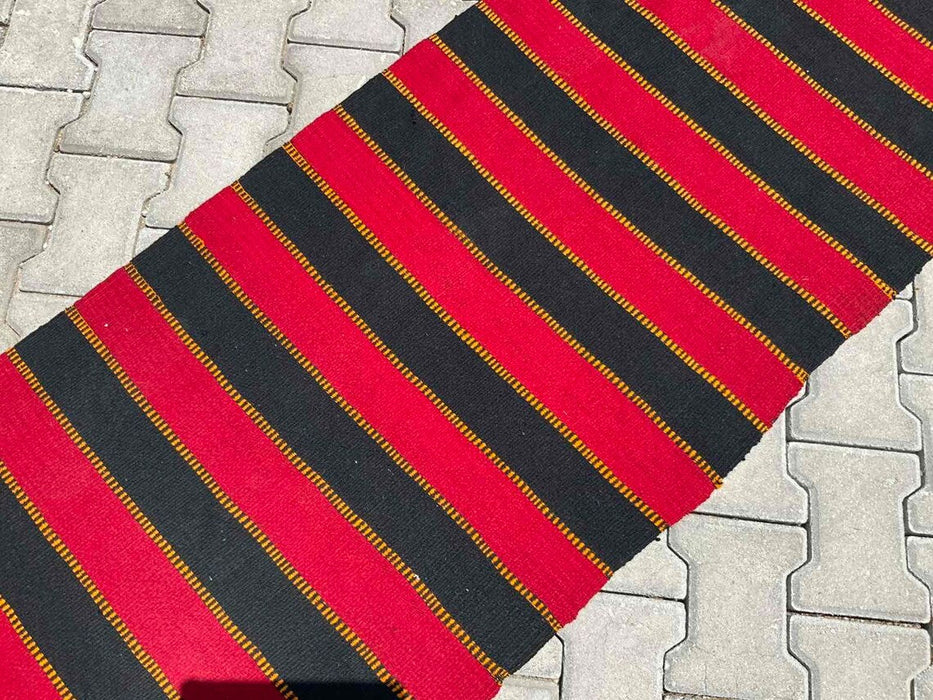 Vintage Turkish Kilim Runner 317Cm X 70Cm Rug #256