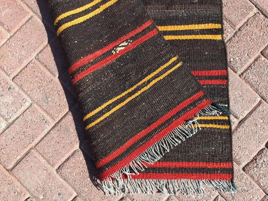 Vintage Turkish Kilim Runner 323cm x 81cm 50 Years Old