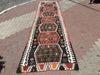 Vintage Turkish Kilim Runner 444cm x 106cm Hallway Rug