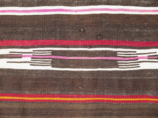 Vintage Turkish Kilim Runner Rug 226cm x 61cm Handwoven