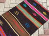 Vintage Turkish Kilim Runner Rug 272cm x 65cm #299