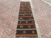 Vintage Turkish Kilim Runner Rug 324cm x 80cm #267