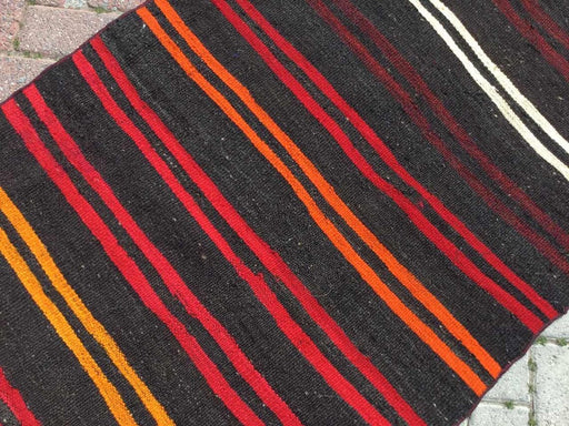 Vintage Turkish Kilim Runner Rug 350cm x 87cm #258