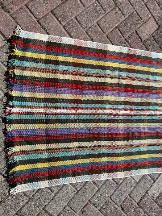 Vintage Turkish Kilim Runner Rug 513cm x 88cm #246