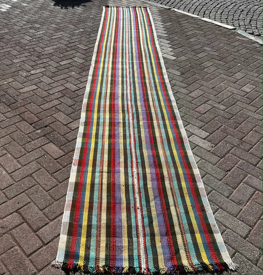 Vintage Turkish Kilim Runner Rug 513cm x 88cm #246