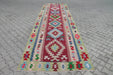 Vintage Turkish Kilim Runner Rug 519Cm X 145Cm
