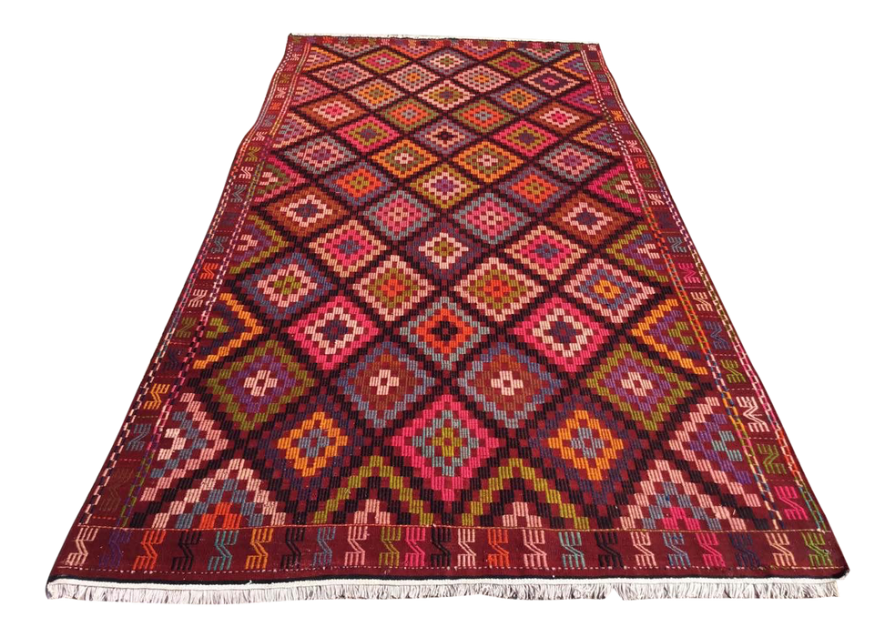 Vintage Turkish Kilim Tapestry 190cm x 381cm #724