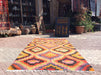 Vintage Turkish Kilim With Diamond Pattern 168x292 cm