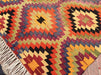 Vintage Turkish Kilim With Diamond Pattern 168x292 cm