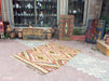 Vintage Turkish Kilim With Diamond Patterns 147cm x 193cm