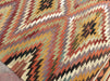 Vintage Turkish Kilim With Diamond Patterns 147cm x 193cm