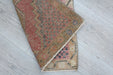 Vintage Turkish Mini Rug 53cm x 102cm Unique Hand-Knotted Piece