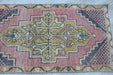 Vintage Turkish Mini Rug 53cm x 102cm Unique Hand-Knotted Piece