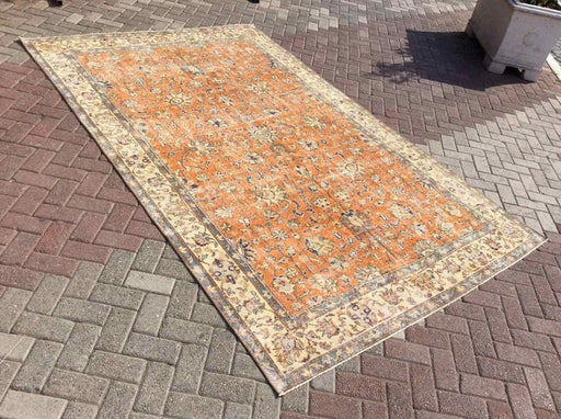 Vintage Turkish Oushak Area Rug 310cm x 193cm Hand Knotted