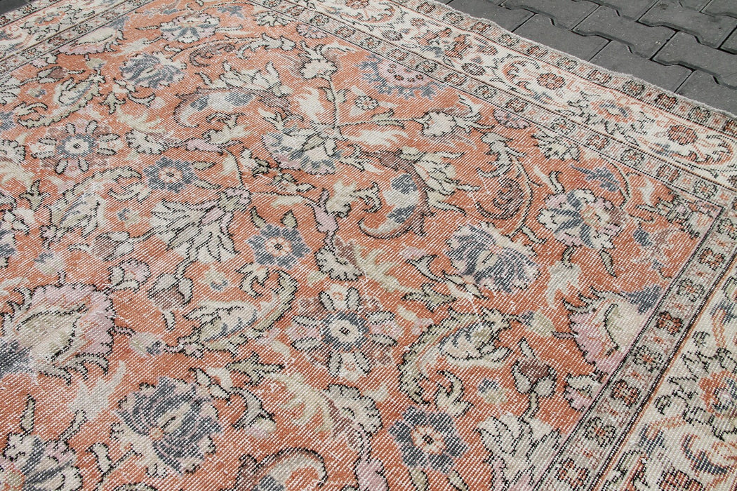 Vintage Turkish Oushak Rug 304cm x 189cm Hand Knotted