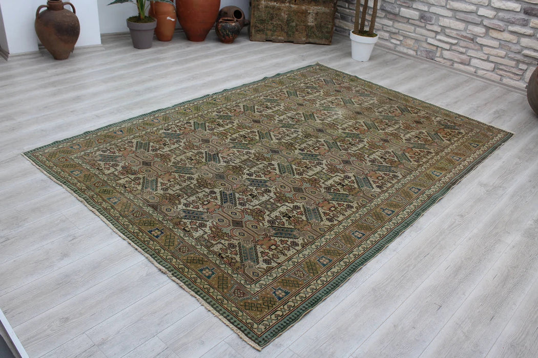 Vintage Turkish Rug Azra 200cm x 288cm Hand-Knotted