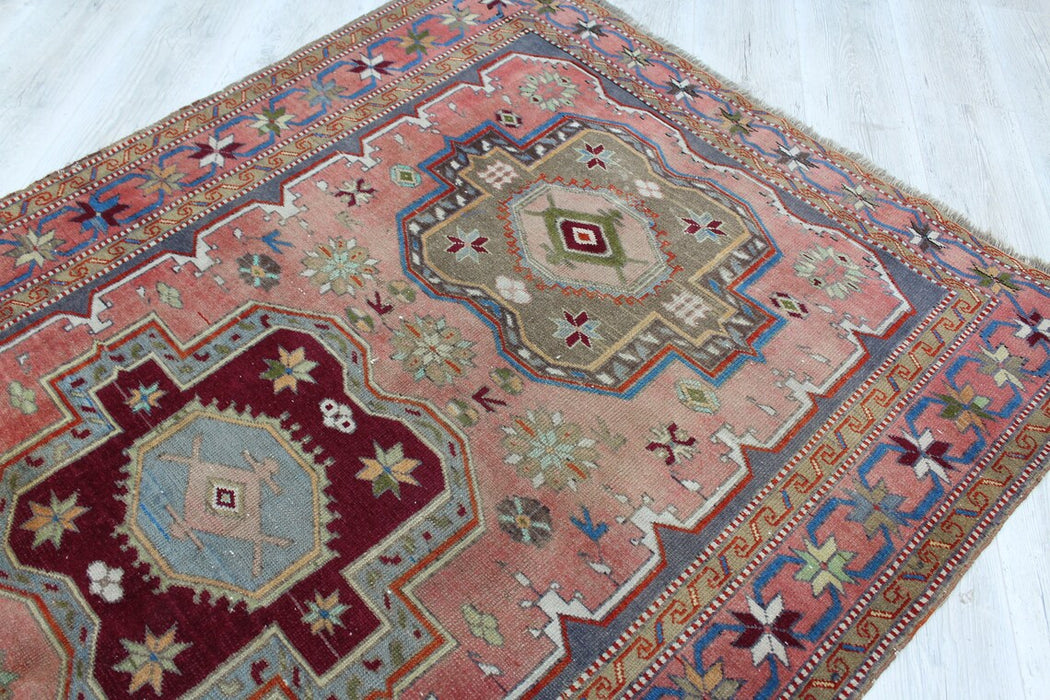 Vintage Turkish Rug Liam 116cm x 203cm Handcrafted Wool