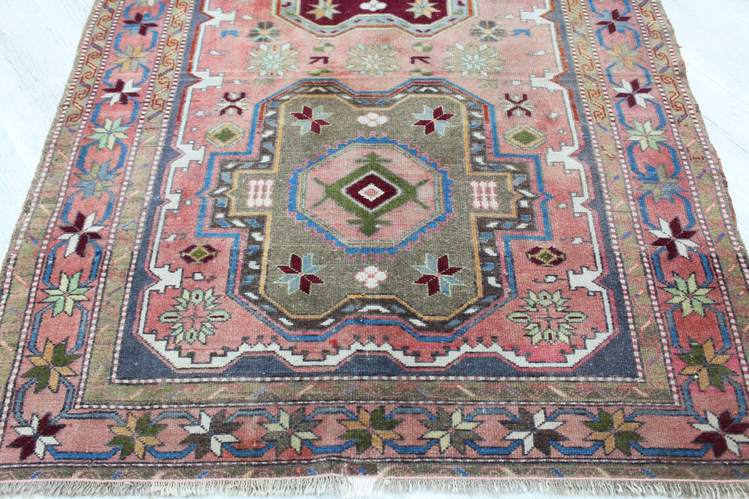 Vintage Turkish Rug Liam 116cm x 203cm Handcrafted Wool