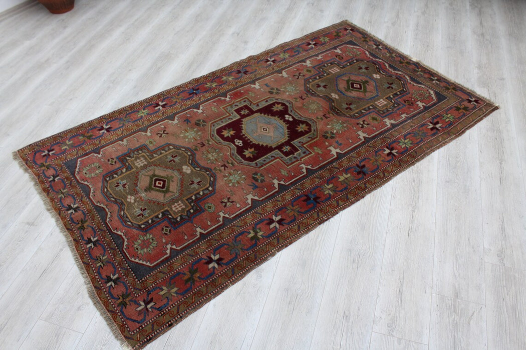 Vintage Turkish Rug Liam 116cm x 203cm Handcrafted Wool