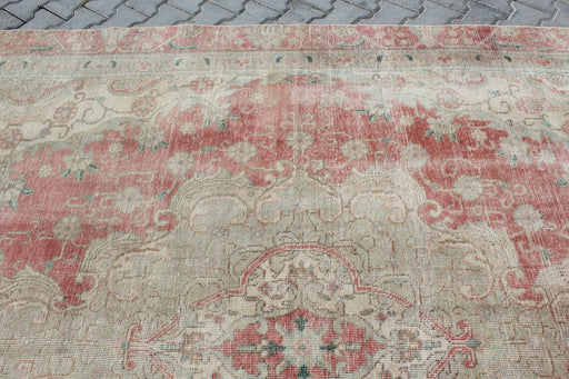 Vintage Turkish Wool Rug 240cm x 332cm Hand-Knotted