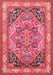 Violet Pink Bohemian Area Rug 120 cm