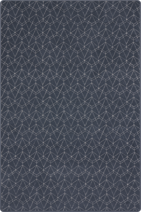 Vireo Custom Navy Geometric Area Rug 200x300 cm