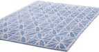 Viscose Blue Ivory Rug