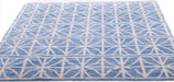 Viscose Blue Ivory Rug