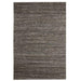 Vista Modern Plain Hand-Woven Ribbed Textured Wool Grey Rug