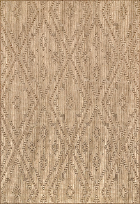 Vizia Diamond Brown Indoor Outdoor Area Rug 200x300 cm