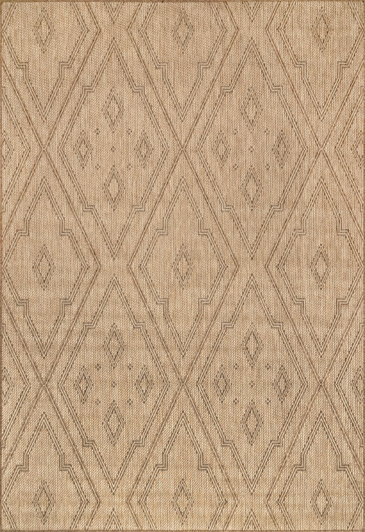 Vizia Diamond Brown Indoor Outdoor Area Rug 200x300 cm