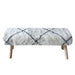 Walmer Wool Tufted Bench for Sophisticated Interiors