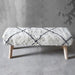 Walmer Wool Tufted Bench for Sophisticated Interiors