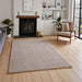 Washable Bali 950 Modern Plain Shaggy Beige Rug