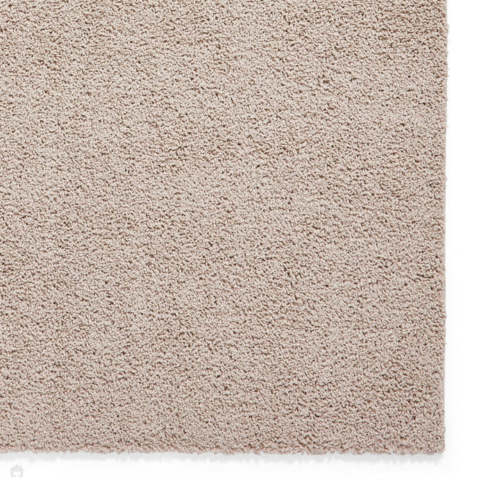 Washable Bali 950 Modern Plain Shaggy Beige Rug