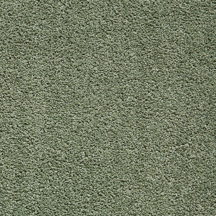 Washable Bali 950 Modern Plain Shaggy Green Rug