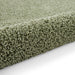 Washable Bali 950 Modern Plain Shaggy Green Rug