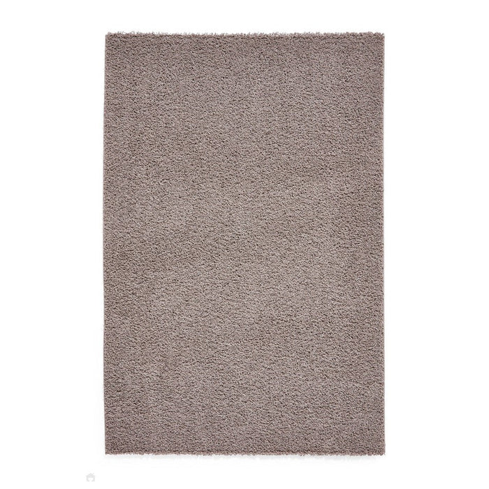 Washable Bali 950 Modern Plain Shaggy Grey Rug